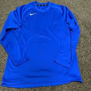 Nike long sleeve hoodie. Royal blue. Adult small. Never worn.